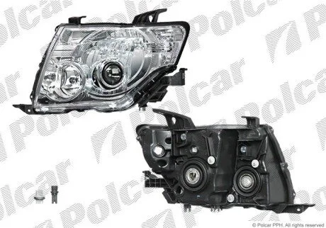 Фара основная левая H11, H9 Polcar 528709-E