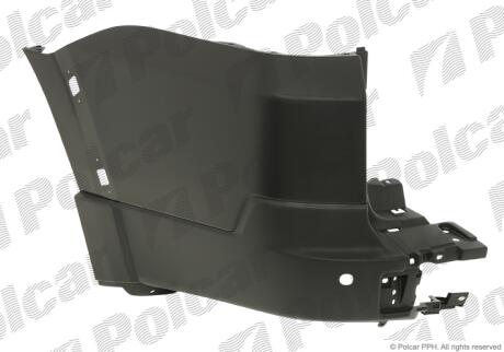 Угол бампера правый Polcar 528798