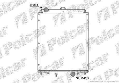 Радіатори охолодження Polcar 529508-1