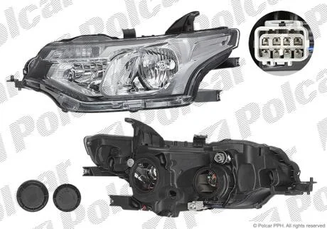Фара основная Polcar 52X109-E