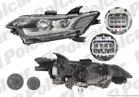 Фара основная левая HB3, LED, PY21W Polcar 52X2091E