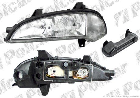 Фара основная правая H1 Polcar 550110-E