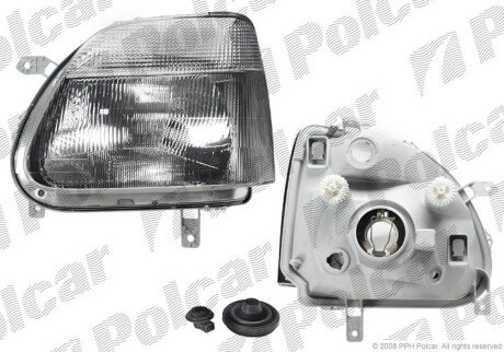 Фара основная левая H4 Polcar 550309-E