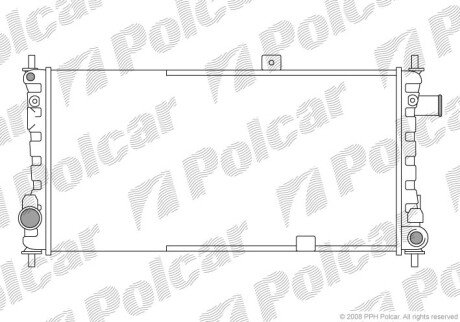 Радіатори охолодження Polcar 550408-3 (фото 1)