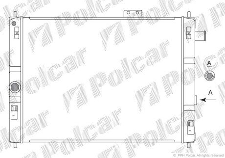 Радіатори охолодження Polcar 550408-4