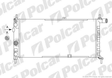 Радіатори охолодження Polcar 550508A3