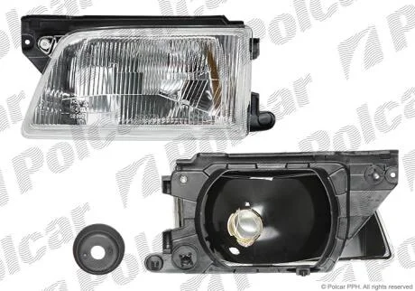 Фара основна права H4, W5W Polcar 5505105E