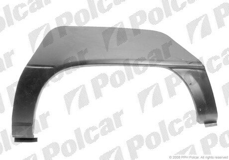 Ремкомплект крила заднього правий Polcar 550584-5