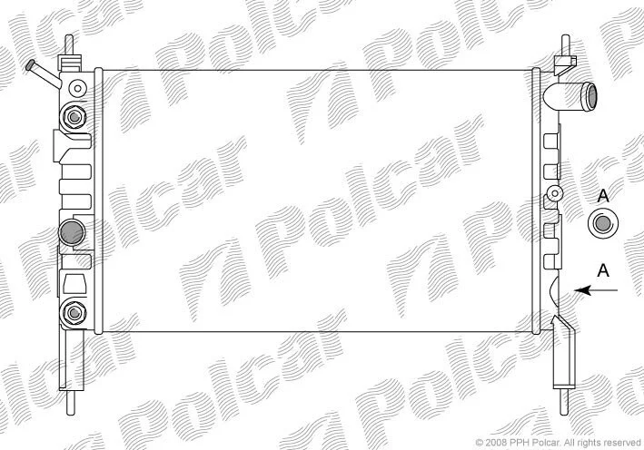 Радіатори охолодження Polcar 550708 (фото 1)
