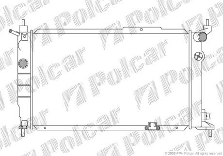 Радиаторы охлаждения Polcar 550708-5