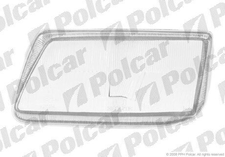 Скло фари Polcar 5507124E