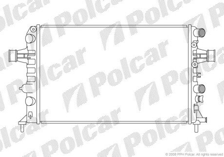 Радіатори охолодження Polcar 550808-0