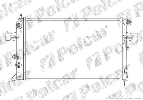 Радіатори охолодження Polcar 550808-2