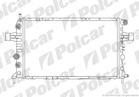 Радіатори охолодження Polcar 550808-3 (фото 1)