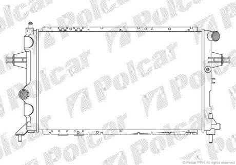 Радіатори охолодження Polcar 550808-4 (фото 1)