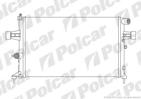 Радіатори охолодження Polcar 550808-6