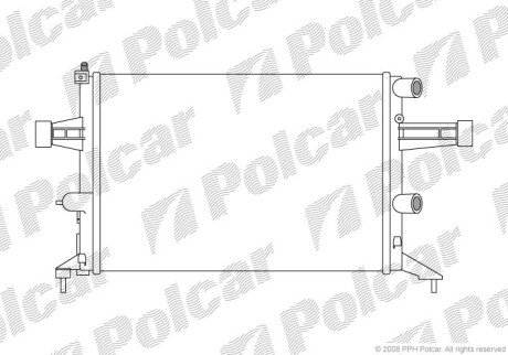 Радіатори охолодження Polcar 550808-9