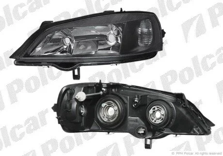 Фара основная левая H7, HB3, PY21W, W5W Polcar 5508094E