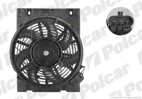 Вентиляторы с корпусом/кронштейном. Polcar 550823W2