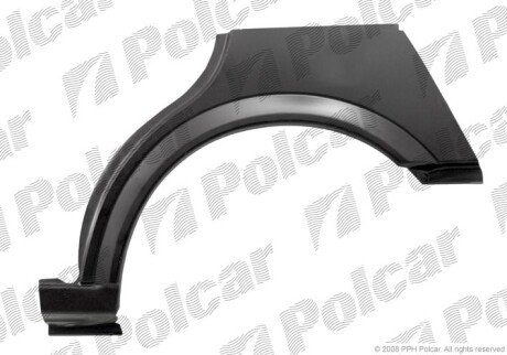 Ремкомплект крыла заднего правый Polcar 550884-6