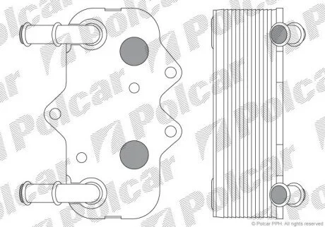 Радиаторы масла Polcar 5508L8-3