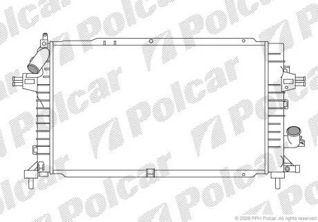 Радиаторы охлаждения Polcar 550908-6