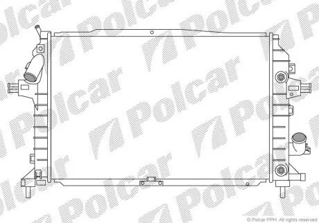 Радиаторы охлаждения Polcar 550908-8