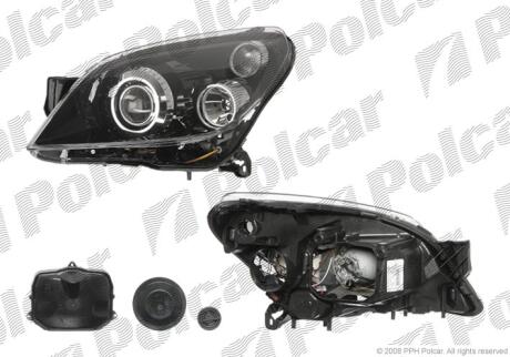 Фара основная левая D2S, H7, PY21W, W5W Polcar 5509090E