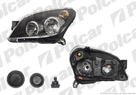 Фара основная правая, левая H1 Polcar 550909-E