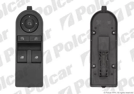 Блок кнопок стеклоподъемников Polcar 5509P-71