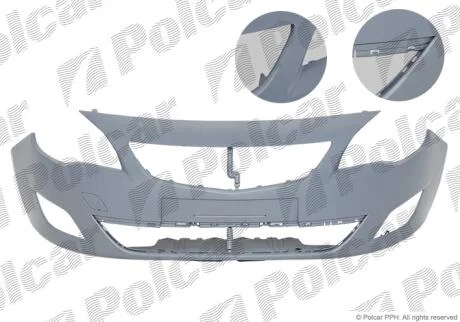 Бампер передній Polcar 551107-J