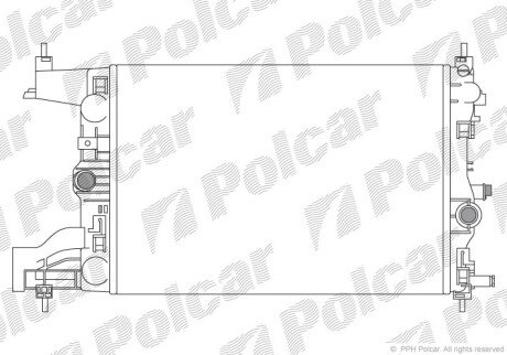 Радіатори охолодження Polcar 551108-1