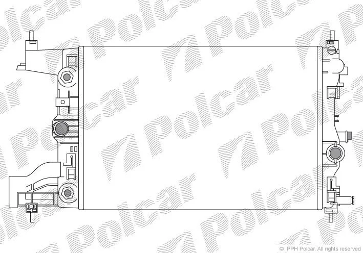 Радиаторы охлаждения Polcar 551108-4 (фото 1)