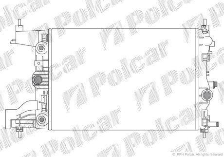 Радіатори охолодження Polcar 551108-4 (фото 1)