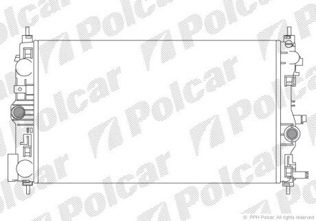 Радіатори охолодження Polcar 551108-6