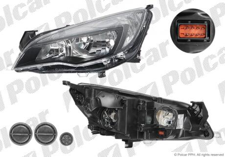 Фара основная левая H7, W21/5W Polcar 5511096H