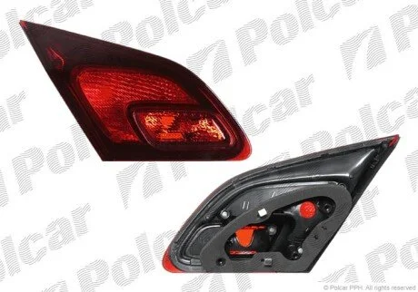 Фонарь задний справа внутренний Polcar 5511884E