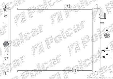 Радіатори охолодження Polcar 551308A2