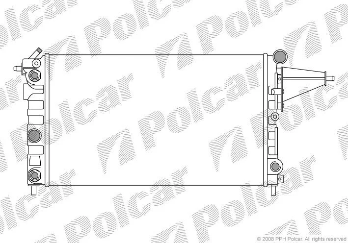 Радиаторы охлаждения Polcar 551408-1 (фото 1)