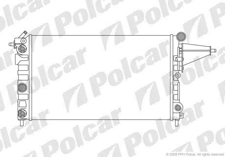 Радіатори охолодження Polcar 551408-1