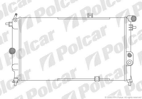 Радіатори охолодження Polcar 551408A5 (фото 1)