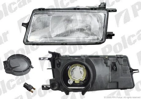 Фара основна ліва H4, W5W Polcar 5514091E