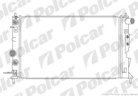 Радиаторы охлаждения Polcar 551608-3