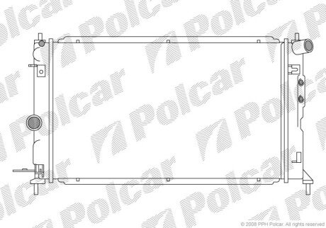 Радиаторы охлаждения Polcar 551608-4