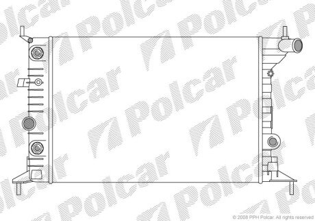 Радіатори охолодження Polcar 551608A2