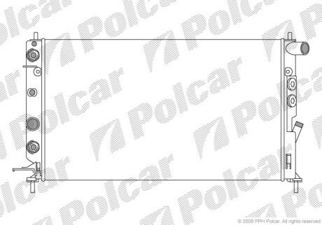 Радіатори охолодження Polcar 551608A6