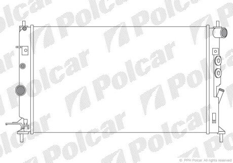 Радіатори охолодження Polcar 551608A9