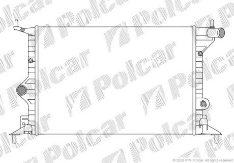 Радіатори охолодження Polcar 551608B1