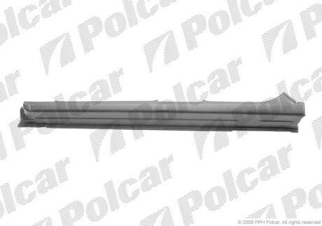 Порог правый Polcar 551642