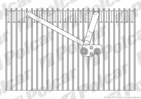 Випарник кондиціонера Polcar 5516P8-1